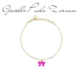 Bracciale Rue des mille con fiocco vernice CANDY BOW BR-022 M1 V AU  Bracciali a Maglia