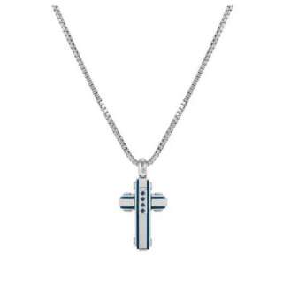 Collana Nomination Strong Diamond Croce con 4 zaffiri blu 028332/030  Collane