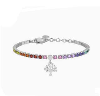 Bracciale kidult tennis multicolor con albero della vita Albero della vita 732325  Bracciali Tennis