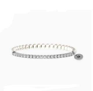 Bracciale kidult elastico tennis e perle Bracciale dei desideri 732341  Bracciali a Sfere