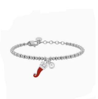 Bracciale kidult sfere con cornetto portafortuna Cornetto protezione 732331  Bracciali a Sfere