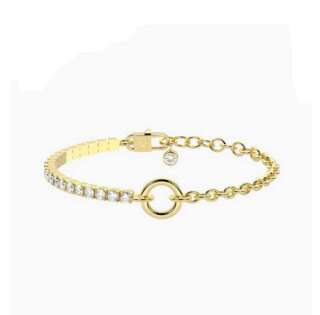 Bracciale kidult dorato con catena rolò Duetto 732347  Bracciali a Maglia