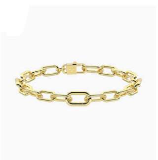 Bracciale kidult dorato con catena allungata Bon ton 732349  Bracciali a Maglia