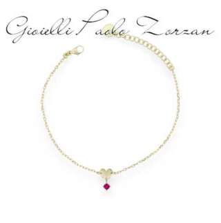 Bracciale Rue des mille mini cuore e punto luce BRZ-024 CUO AU  Bracciali a Maglia