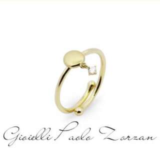 Anello Rue des mille  line disco e punto luce ANZ-024 TD AU  Anelli