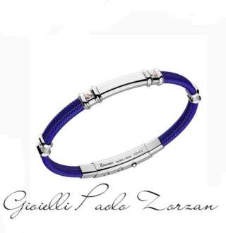 Bracciale Zancan Robikevlar uomo gioielli  EXB577R-BL  Bracciali