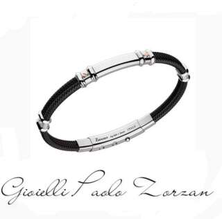 Bracciale Zancan Robikevlar uomo gioielli  EXB577R-NE  Bracciali