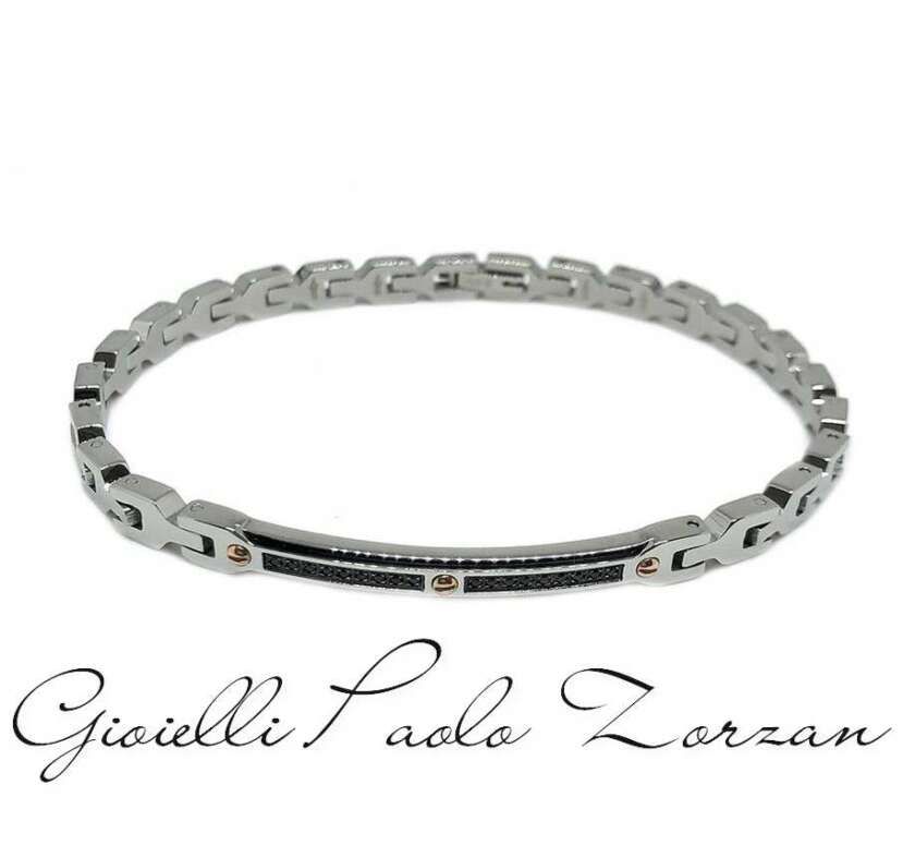 Bracciale Zancan in Acciaio con Spinelli Hiteck EHB191