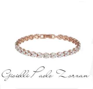 Bracciale Bronzallure Tennis Design Treccia con Cubic Zirconia   WSBZ01855.W  Bracciali Tennis