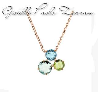 Collana Bronzallure con Pendente Trilogy in Prisma Gem Taglio Mosaico  WSBZ02319.GA-PE  Girocolli