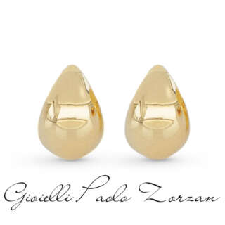 Orecchini Artlinea a goccia in oro giallo lucido 18kt OP0006-LG  Orecchini a Lobo