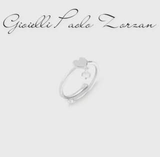 Anello Rue des mille line cuore e punto luce ANZ-024 CUO RH  Anelli