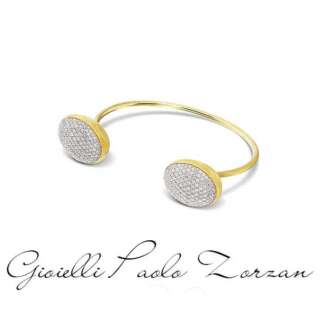 Bracciale Nanis a schiava "BUBBLE" in oro e diamanti (grande) BS4-559  Bracciali a Maglia