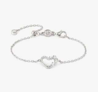 Bracciale Nomination  in argento con zirconi cubici multi taglio a cuore aperto 241901/003  Bracciali a Maglia